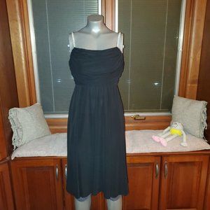Warren for Saks Fifth Ave Vintage Disco Style Dress w/ Crystal Straps 6P